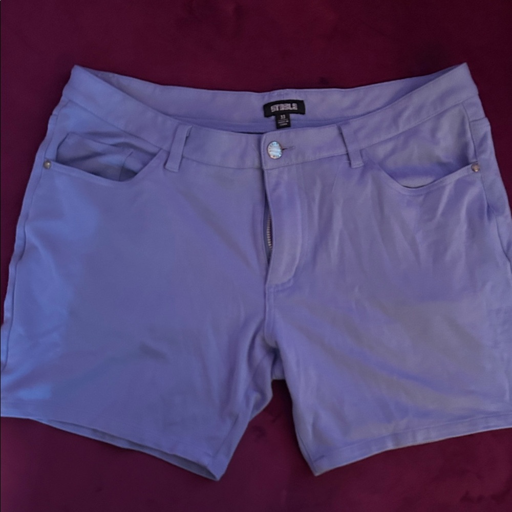 Purple Steele men’s shorts